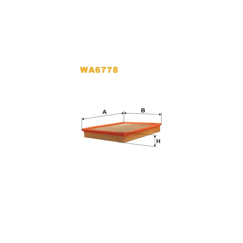 Filtre à air WIX FILTERS WA6778