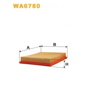Filtre à air WIX FILTERS WA6780