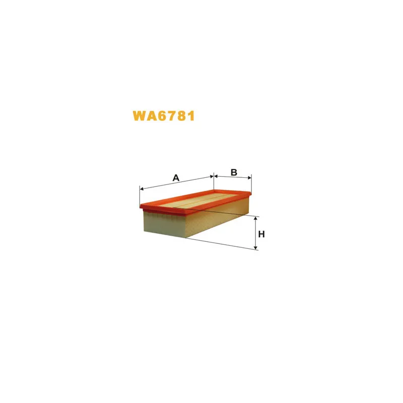 Filtre à air WIX FILTERS WA6781