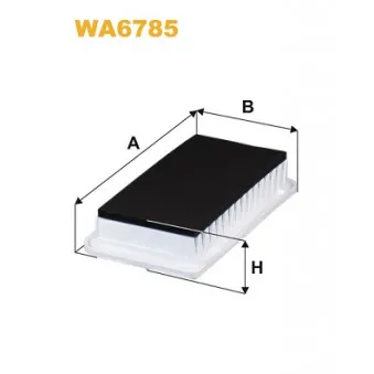 Filtre à air WIX FILTERS WA6785