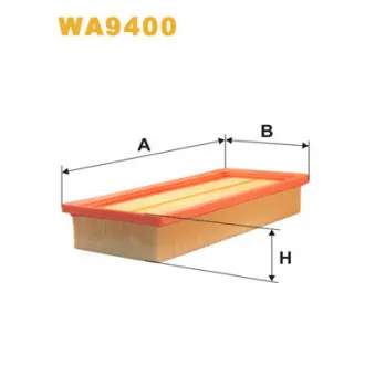 Filtre à air WIX FILTERS WA9400