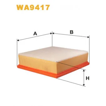 Filtre à air WIX FILTERS WA9417