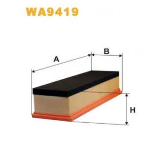Filtre à air WIX FILTERS WA9419