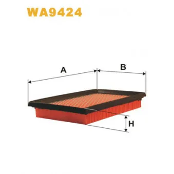 Filtre à air WIX FILTERS WA9424