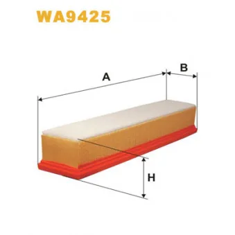 Filtre à air WIX FILTERS WA9425