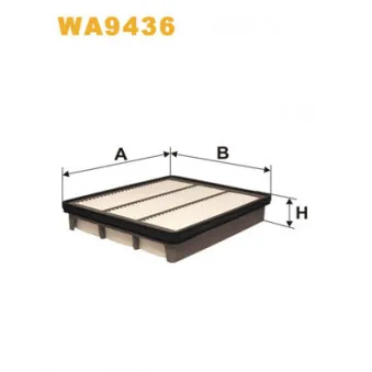 Filtre à air WIX FILTERS WA9436