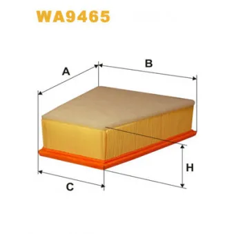 Filtre à air WIX FILTERS WA9465