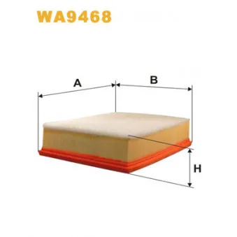 Filtre à air WIX FILTERS WA9468