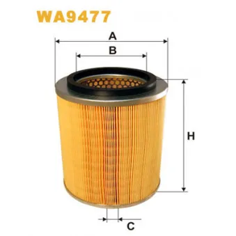 Filtre à air WIX FILTERS WA9477