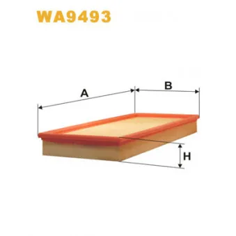 Filtre à air WIX FILTERS WA9493
