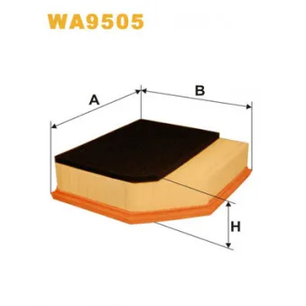 Filtre à air WIX FILTERS WA9505