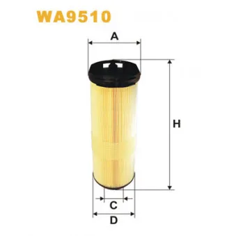 Filtre à air WIX FILTERS WA9510