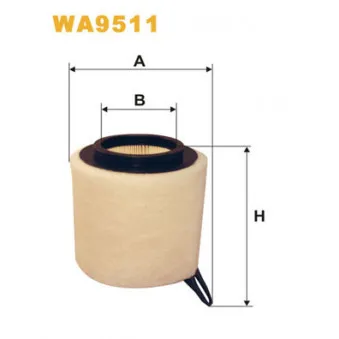 Filtre à air WIX FILTERS WA9511