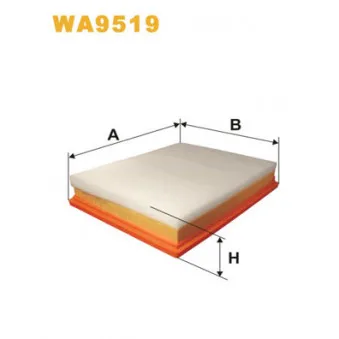 Filtre à air WIX FILTERS WA9519