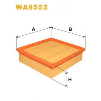 Filtre à air WIX FILTERS WA9552