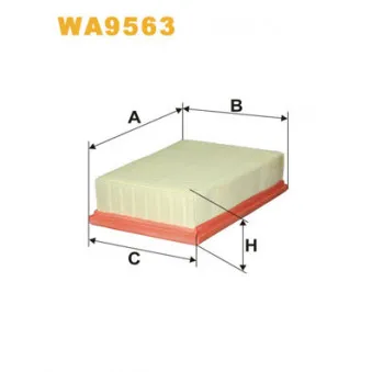 Filtre à air WIX FILTERS WA9563