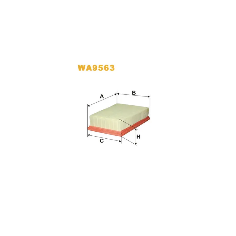 Filtre à air WIX FILTERS WA9563
