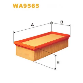Filtre à air WIX FILTERS WA9565