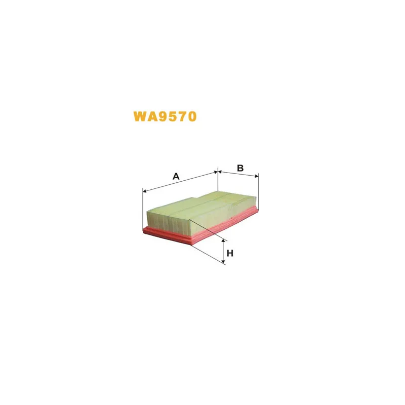 Filtre à air WIX FILTERS WA9570