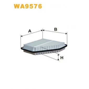 Filtre à air WIX FILTERS WA9576