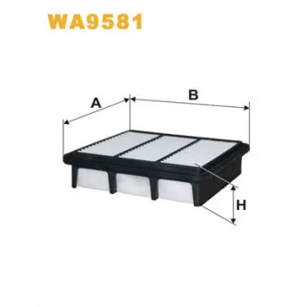 Filtre à air WIX FILTERS WA9581