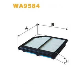 Filtre à air WIX FILTERS WA9584
