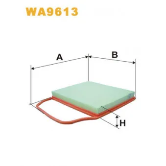 Filtre à air WIX FILTERS WA9613
