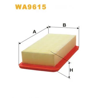 Filtre à air WIX FILTERS WA9615