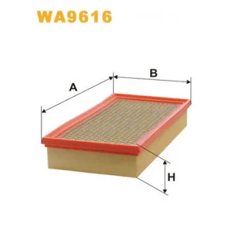 Filtre à air WIX FILTERS WA9616