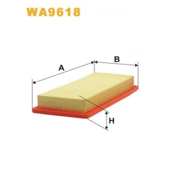 Filtre à air WIX FILTERS WA9618