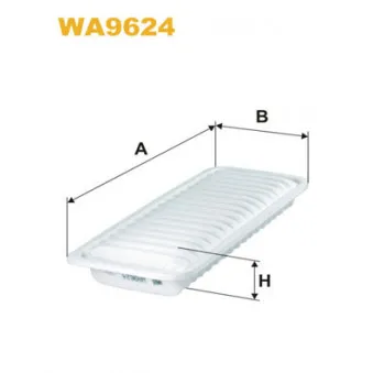Filtre à air WIX FILTERS WA9624