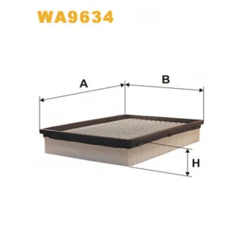 Filtre à air WIX FILTERS WA9634