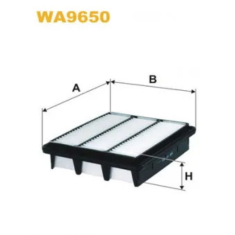 Filtre à air WIX FILTERS WA9650
