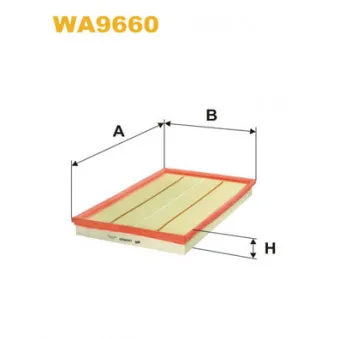 Filtre à air WIX FILTERS WA9660