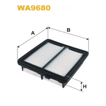 Filtre à air WIX FILTERS WA9680