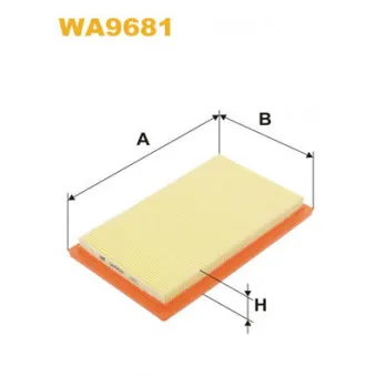 Filtre à air WIX FILTERS WA9681