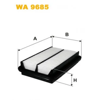 Filtre à air WIX FILTERS WA9685