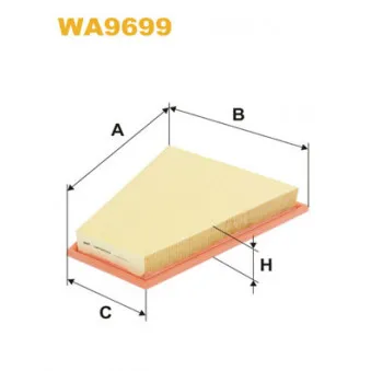 Filtre à air WIX FILTERS WA9699