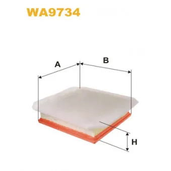 Filtre à air WIX FILTERS WA9734