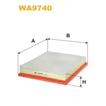 Filtre à air WIX FILTERS WA9740