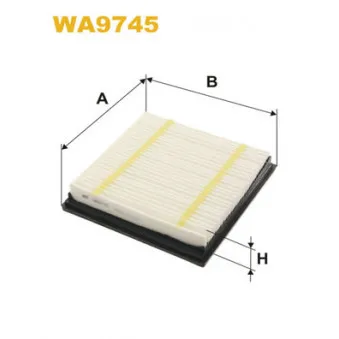 Filtre à air WIX FILTERS WA9745