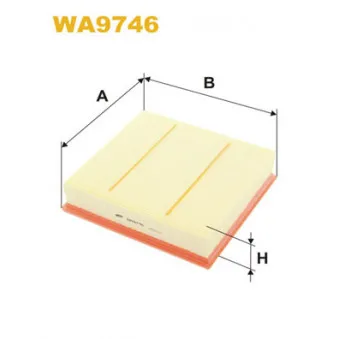 Filtre à air WIX FILTERS WA9746