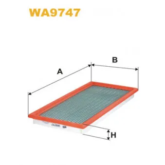 Filtre à air WIX FILTERS WA9747
