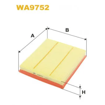 Filtre à air WIX FILTERS WA9752