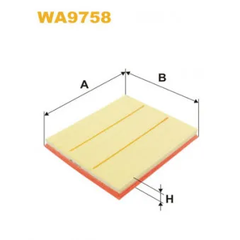 Filtre à air WIX FILTERS WA9758