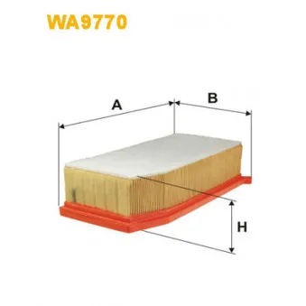 Filtre à air WIX FILTERS WA9770
