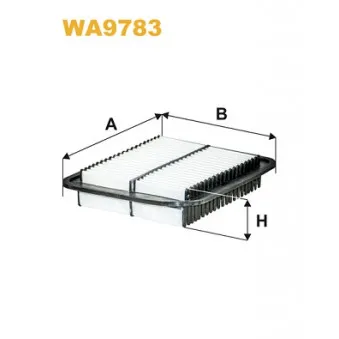 Filtre à air WIX FILTERS WA9783
