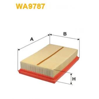Filtre à air WIX FILTERS WA9787