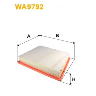Filtre à air WIX FILTERS WA9792