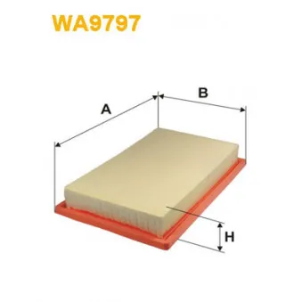Filtre à air WIX FILTERS WA9797